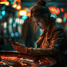 VIP member mobile ဖြင့် exclusive online casino platform access ပြုနေသောမြင်ကွင်း